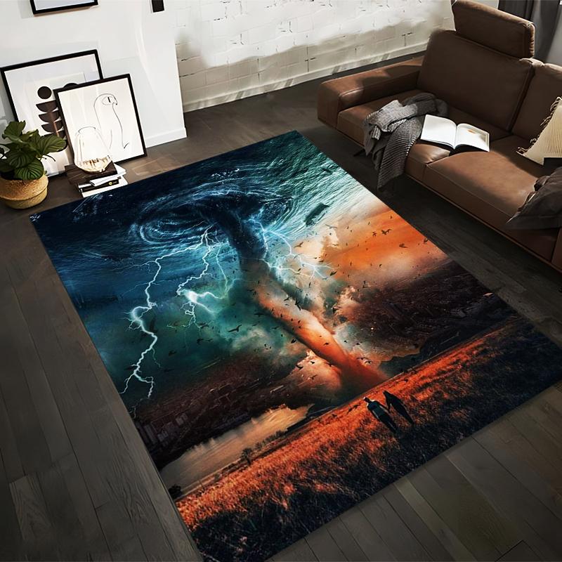 Stormy Tornado and Lightning Landscape Carpet for Living Room Suitable for use as an anti-slip for living room bedroom sofas 40x60cm( 15x23in )
Stormy Tornado and Lightning Landscape Carpet for Living Room Suitable for use as an anti-slip for living room bedroom sofas 40x60cm( 15x23in )