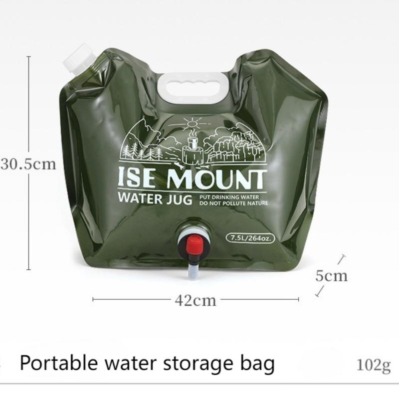 BEPAN 7.5L Portable Foldable Durable Water Storage Bag Large Capacity Outdoor Water Container with Tap Valve for Camping Hiking Travel
BEPAN 7.5L Portable Foldable Durable Water Storage Bag Large Capacity Outdoor Water Container with Tap Valve for Camping Hiking Travel