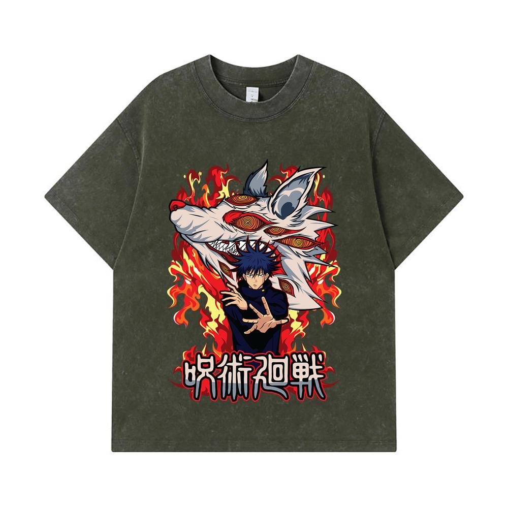 275 GSM Washed T-shirts 100% Cotton Jujutsu Kaisen V7 Megumi Print Unisex Heavy Cotton T Shirt S армия зеленый
275 GSM Washed T-shirts 100% Cotton Jujutsu Kaisen V7 Megumi Print Unisex Heavy Cotton T Shirt S армия зеленый