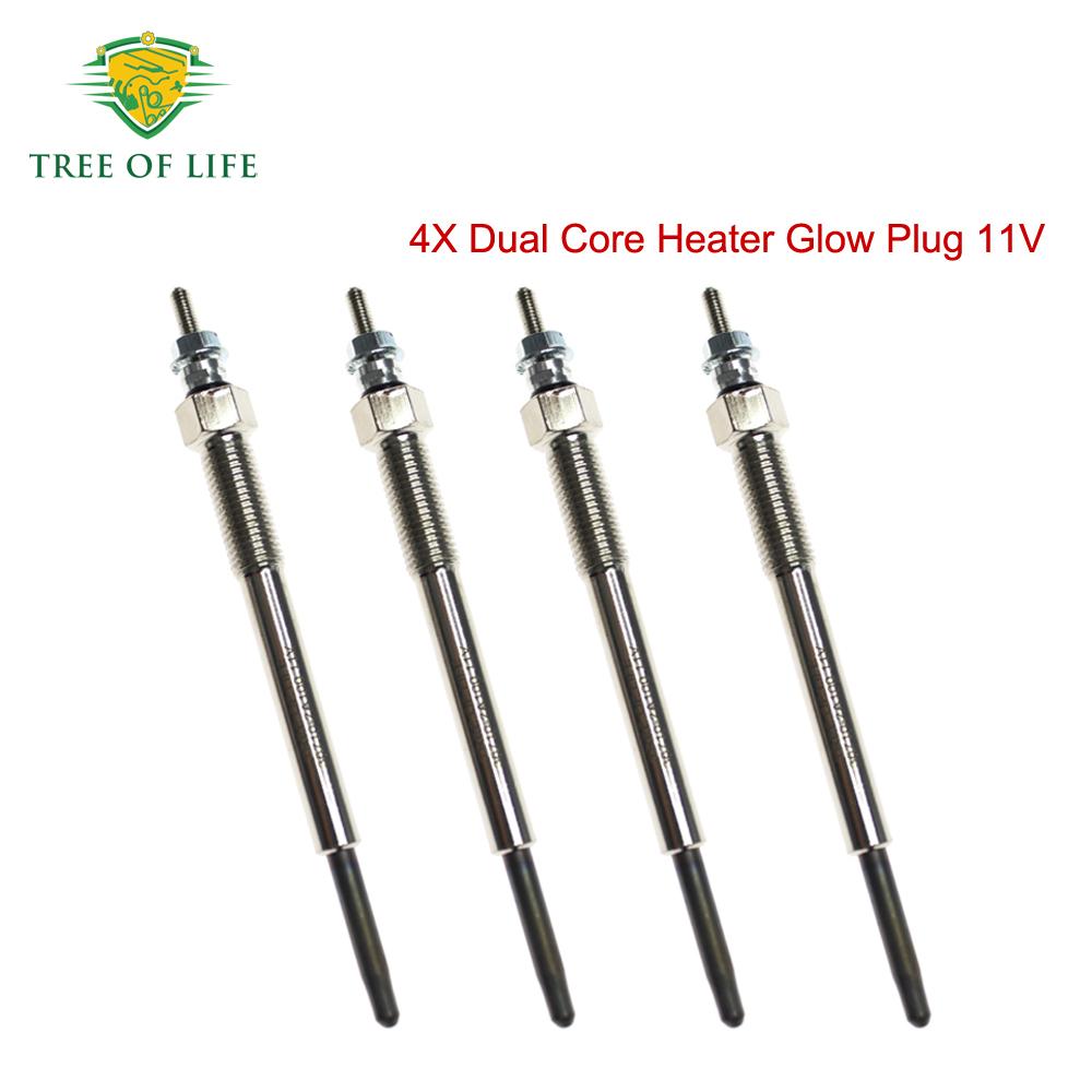 4X Dual Core Heater Glow Plugs 11V For HYUNDAI i30 Coupe CW FD GD 2011-2017 i20 ix20 JC 1.4 1.6 CRDi 2010-2019 36710-2A100 4 PCS
4X Dual Core Heater Glow Plugs 11V For HYUNDAI i30 Coupe CW FD GD 2011-2017 i20 ix20 JC 1.4 1.6 CRDi 2010-2019 36710-2A100 4 PCS