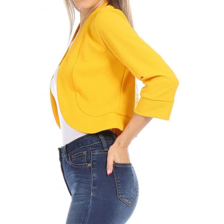 Весенние и осенние женские топы однотонное пальто маленький костюм XXL жёлтый
Весенние и осенние женские топы однотонное пальто маленький костюм XXL жёлтый