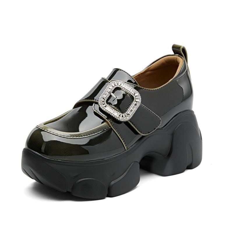 thick heel heightening small leather shoes women s single shoes new platform high heel loafers patent leather shoes 40 чорний
thick heel heightening small leather shoes women s single shoes new platform high heel loafers patent leather shoes 40 чорний
