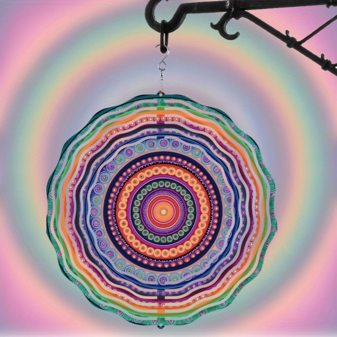 Vibrant 10 Inch Metal Hanging Wind Spinner Colorful Garden Decor Rotating Wind Chime for Outdoor Balcony Patio Perfect Gift for Family Friends 01A
Vibrant 10 Inch Metal Hanging Wind Spinner Colorful Garden Decor Rotating Wind Chime for Outdoor Balcony Patio Perfect Gift for Family Friends 01A