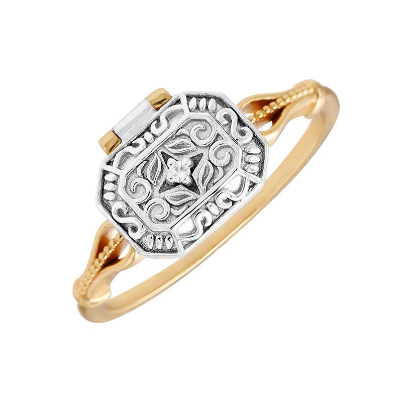 LAMOON Vintage Rings For Women 925 Silver Ring Gold Vermeil Jewelry Elegant Retro Pattern Box Shape Brithday Gift RI012 5
LAMOON Vintage Rings For Women 925 Silver Ring Gold Vermeil Jewelry Elegant Retro Pattern Box Shape Brithday Gift RI012 5