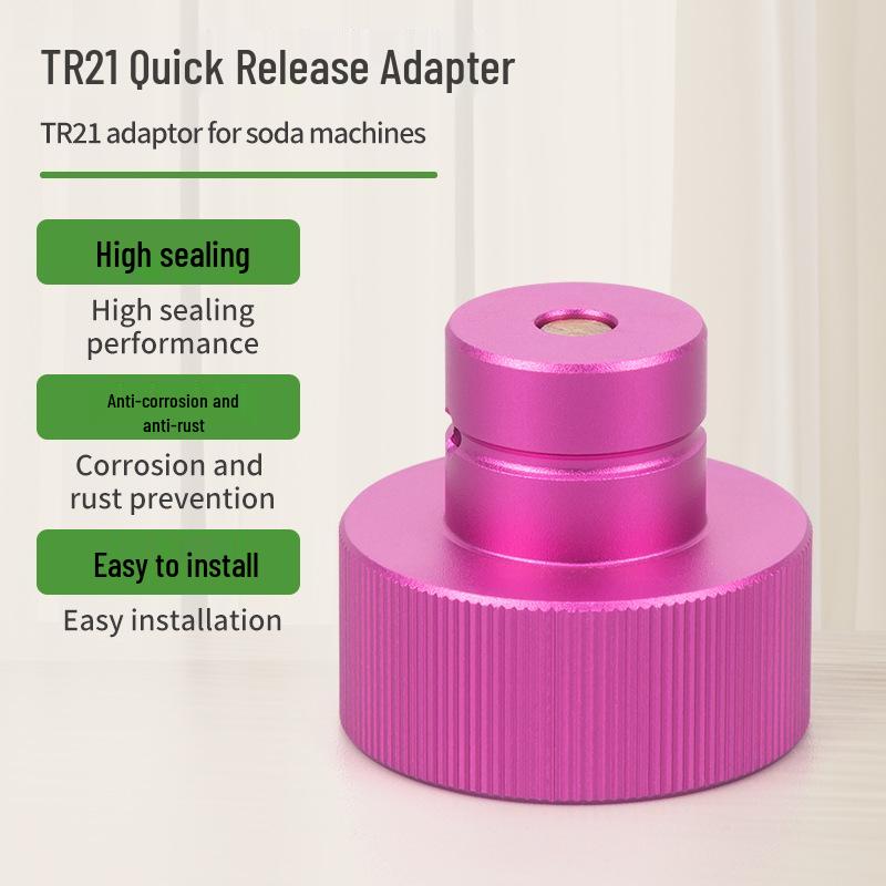 Quick Connect Soda Maker TR21 DUO/ART/TERRA Adapter Integrated
Quick Connect Soda Maker TR21 DUO/ART/TERRA Adapter Integrated