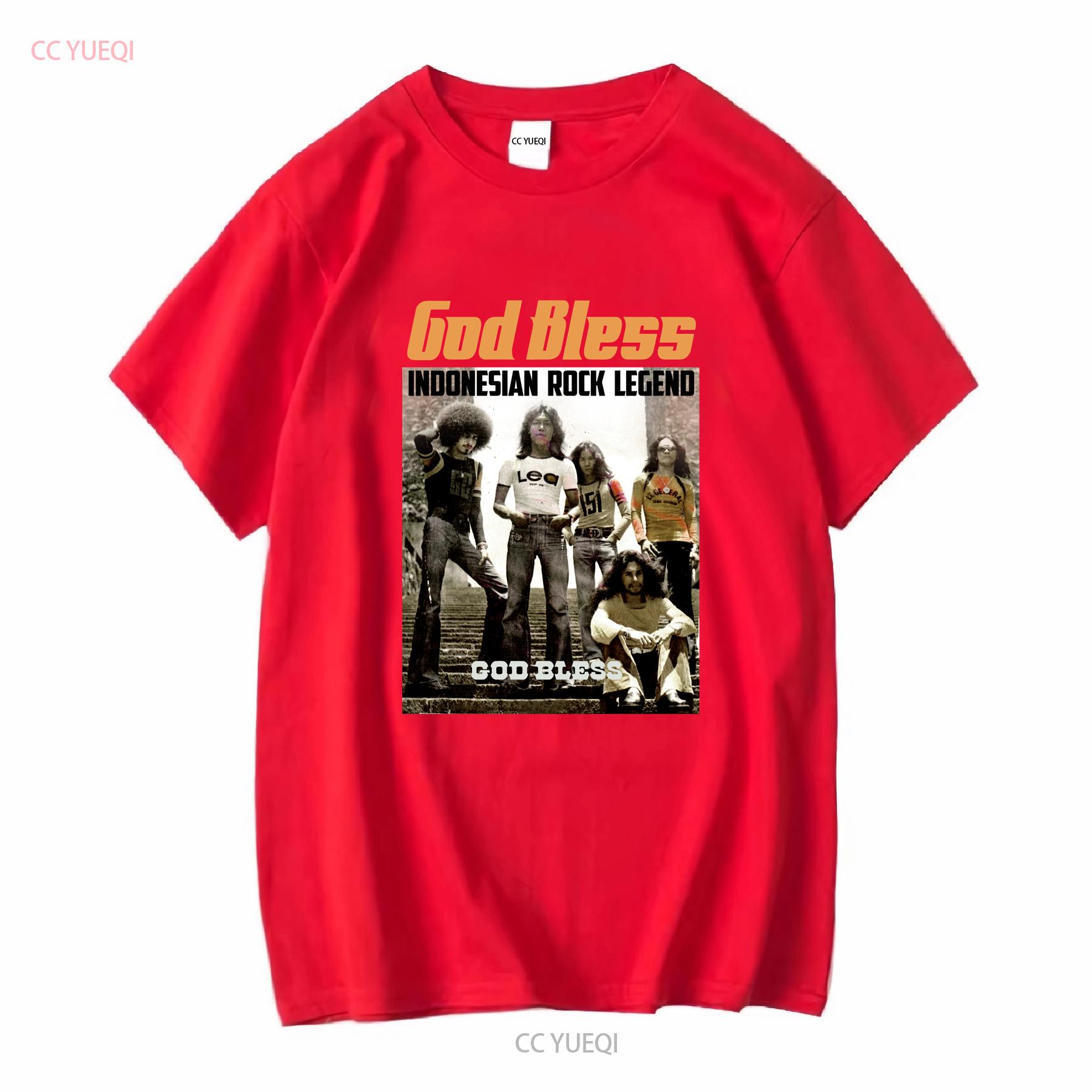New T Shirt God Bless Indonesia Rock Legend Band Official vintage Washed fashion Slightly Stylish Soft graphic homme Unisex S
New T Shirt God Bless Indonesia Rock Legend Band Official vintage Washed fashion Slightly Stylish Soft graphic homme Unisex S