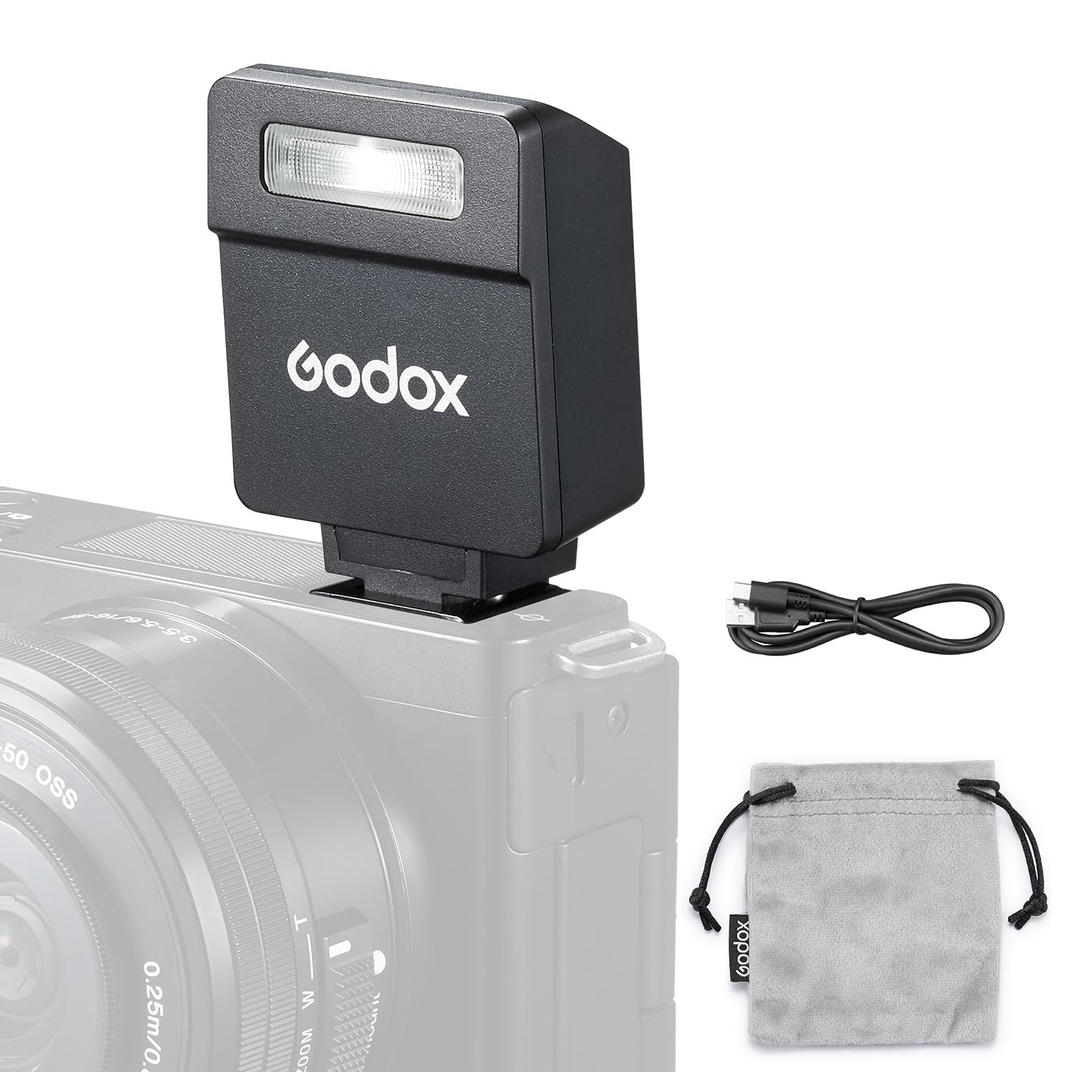 GODOX iM22 Camera Flash Mini Flash Manual Flash Charging 3 Seconds Recycling Time Suitable for Hot Shoe Cameras Type-C
GODOX iM22 Camera Flash Mini Flash Manual Flash Charging 3 Seconds Recycling Time Suitable for Hot Shoe Cameras Type-C