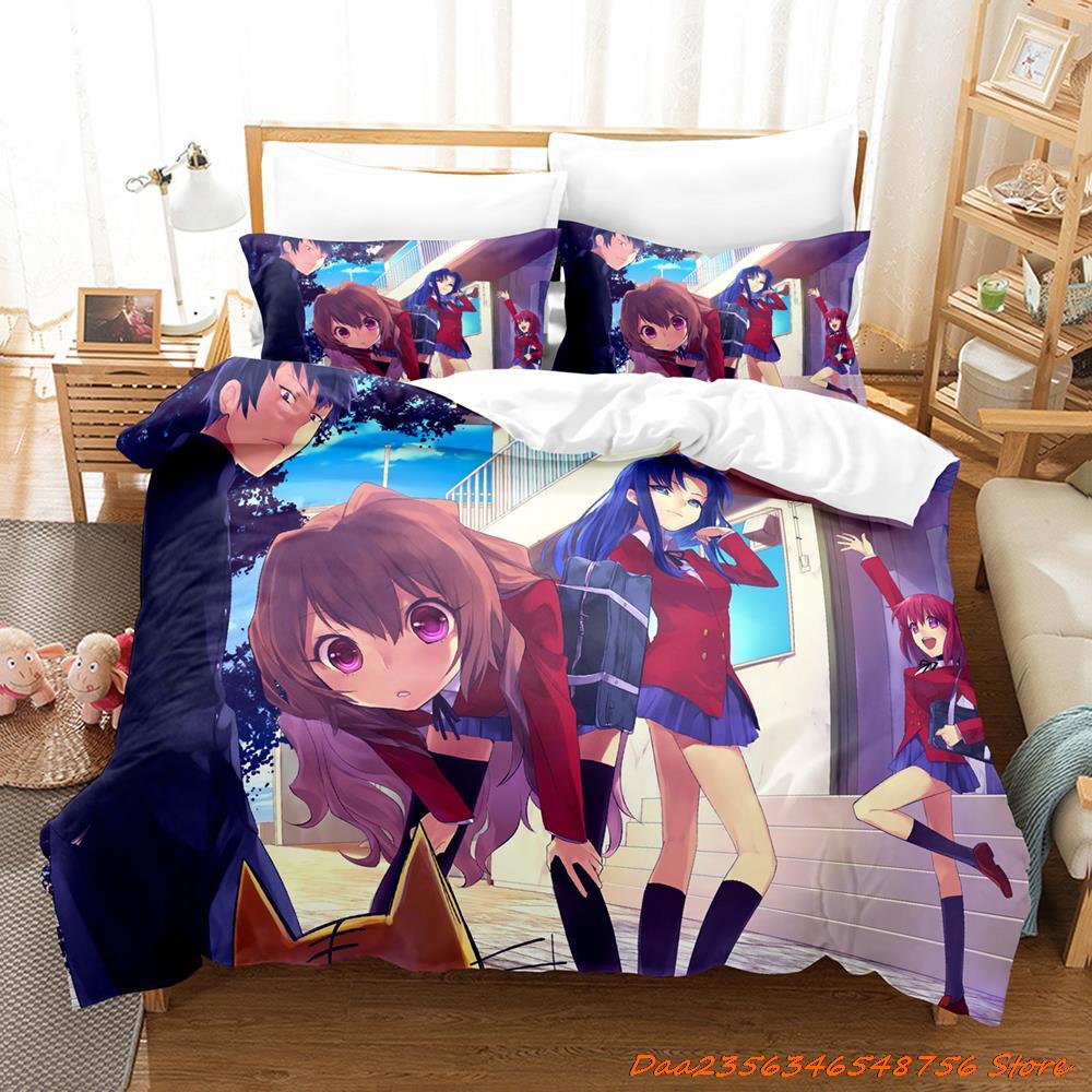 Comforter Toradora Bedding Set Cartoon Anime Three-Piece Set Adult Kid Bedroom Duvet Sets 3D Kawaii Girls Roupa De Cama Casal Comforter (quilt)-EU Single(135*200cm)3pcs
Comforter Toradora Bedding Set Cartoon Anime Three-Piece Set Adult Kid Bedroom Duvet Sets 3D Kawaii Girls Roupa De Cama Casal Comforter (quilt)-EU Single(135*200cm)3pcs