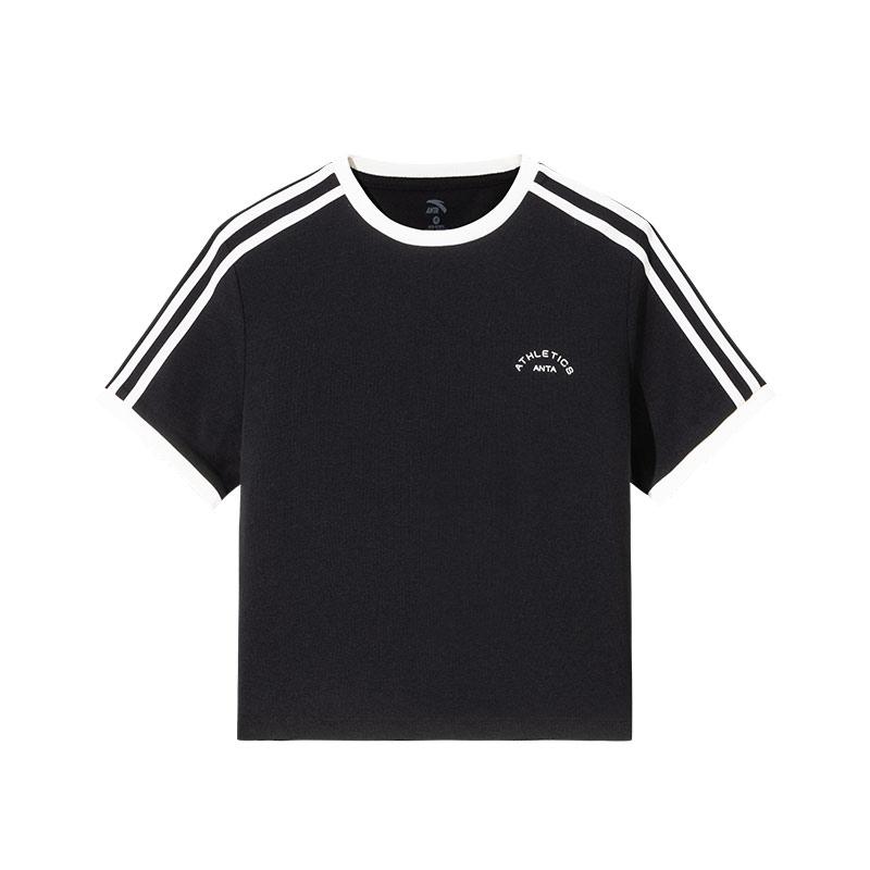 Anta Comfortable Simple Round Neck Striped Versatile Thin Breathable Short Sleeve T-Shirt Women Tops Basic-Black 162527174-3 2XL
Anta Comfortable Simple Round Neck Striped Versatile Thin Breathable Short Sleeve T-Shirt Women Tops Basic-Black 162527174-3 2XL