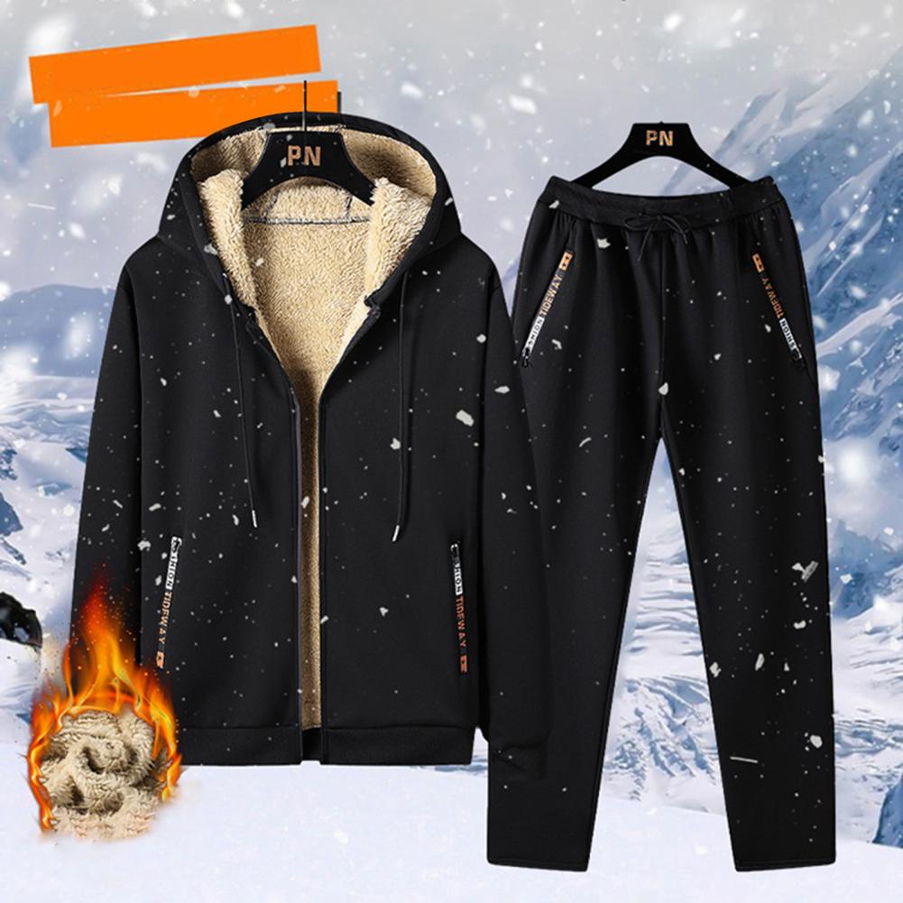 Зимний кашемировый и плотный костюм мужской комплект с капюшоном и хлопковыми штанами для отдыха и спорта теплый спортивный костюм XXXXXL чёрный
Зимний кашемировый и плотный костюм мужской комплект с капюшоном и хлопковыми штанами для отдыха и спорта теплый спортивный костюм XXXXXL чёрный