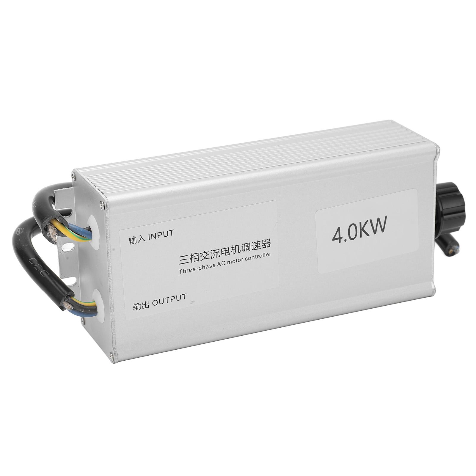 AC Motor Controller 3 Phase High Power Fan Stepless Speed Control Switch 380V 4KW
AC Motor Controller 3 Phase High Power Fan Stepless Speed Control Switch 380V 4KW