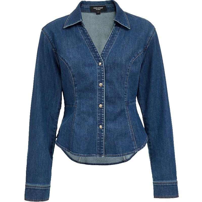 VEROMODA Women s V-Neck Batwing Sleeve Denim Shirt XS
VEROMODA Women s V-Neck Batwing Sleeve Denim Shirt XS