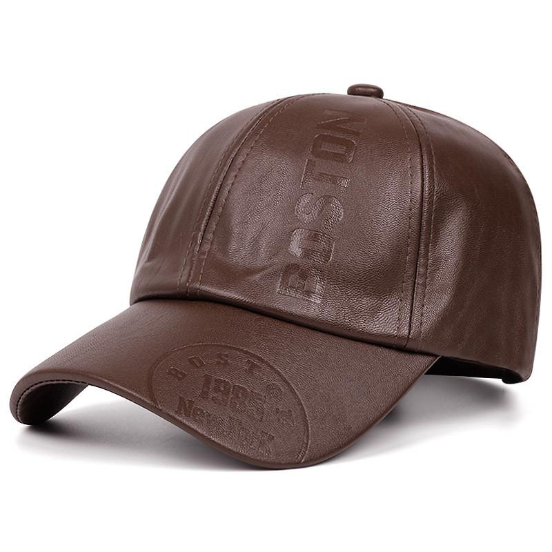 Pu Leather Baseball Cap With Embossed Design For Autumn Winter Outdoor Men
Pu Leather Baseball Cap With Embossed Design For Autumn Winter Outdoor Men