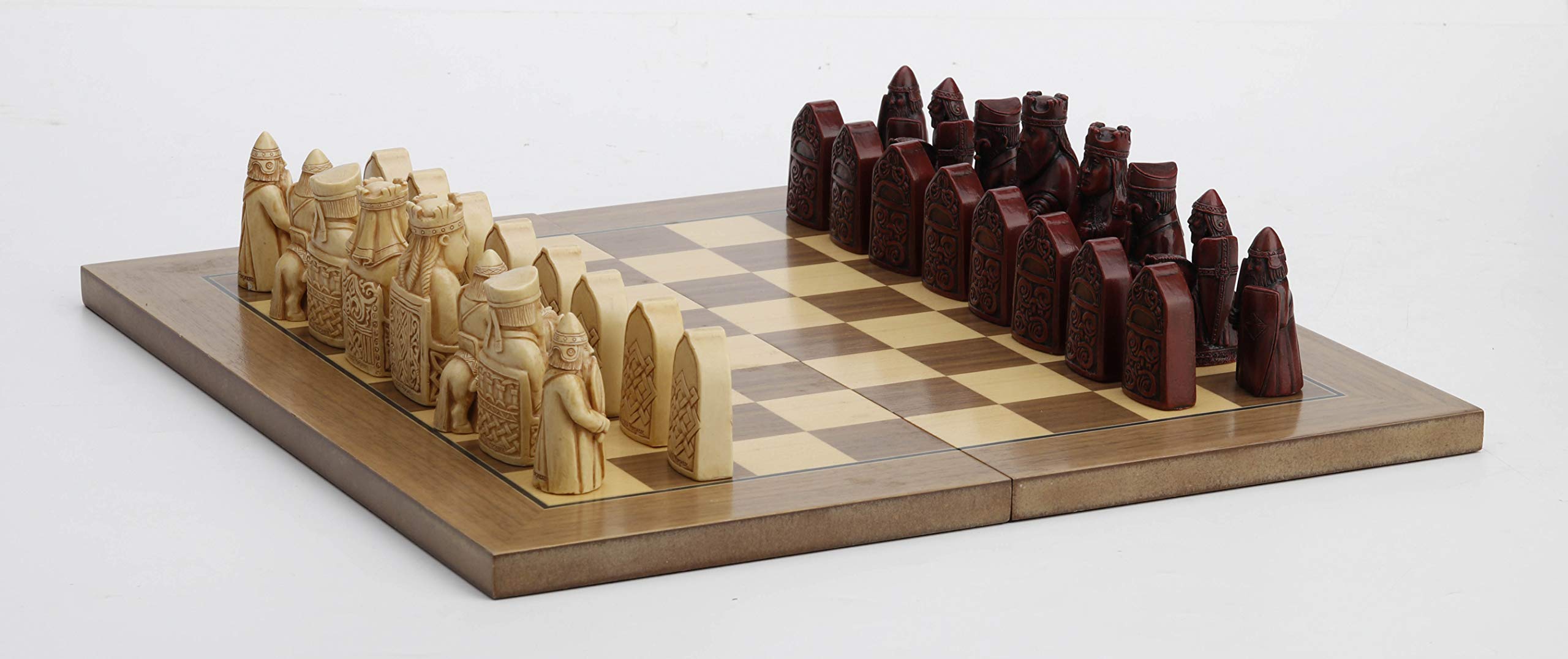 Veronese Design 2 1/2 Inch Isle of Lewis Style Chessmen with Board Hand Painted Resin Wood Ivory Finish Statue Home Decor
Veronese Design 2 1/2 Inch Isle of Lewis Style Chessmen with Board Hand Painted Resin Wood Ivory Finish Statue Home Decor