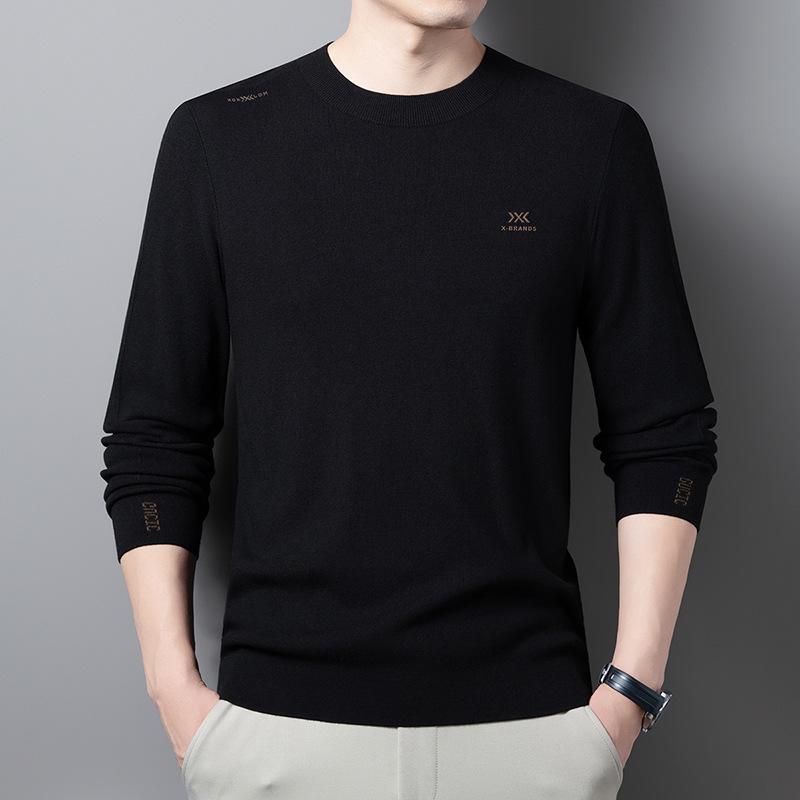 Men s Round Neck Knitwear Pullover Sweater - Autumn/Winter Loose Fit Long Sleeve Versatile Base Layer 180/2XL (150-170 jin) чорний
Men s Round Neck Knitwear Pullover Sweater - Autumn/Winter Loose Fit Long Sleeve Versatile Base Layer 180/2XL (150-170 jin) чорний