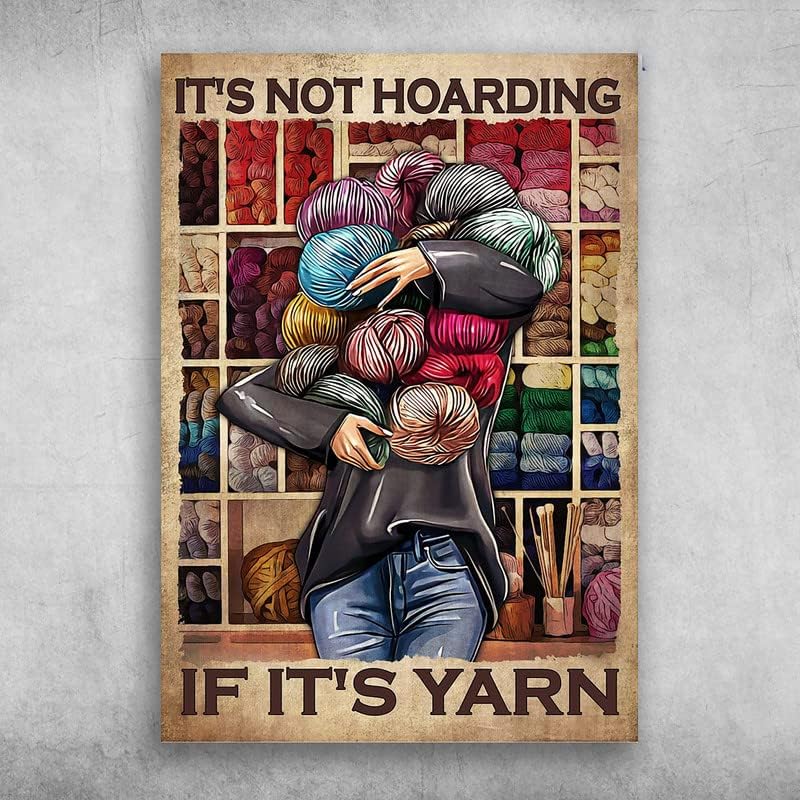 f1Retro Metal Tin Sign Wall Decor Girl Holding Yarn Its Not Hoarding If Its Yarn Yarn Girl Retro Metal Tin Sign Aluminum Metal 20x30cm(7.8x11.8inch)
f1Retro Metal Tin Sign Wall Decor Girl Holding Yarn Its Not Hoarding If Its Yarn Yarn Girl Retro Metal Tin Sign Aluminum Metal 20x30cm(7.8x11.8inch)