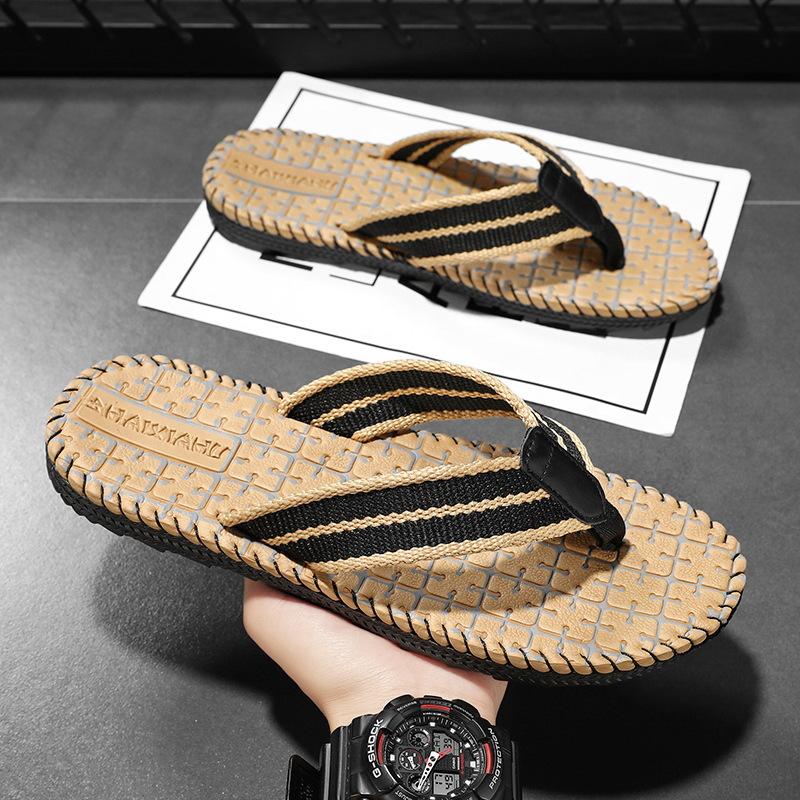 Summer non-slip casual slippers men s woven Vietnamese flip-flops personalized beach sandals Thai pinch sandals 39
Summer non-slip casual slippers men s woven Vietnamese flip-flops personalized beach sandals Thai pinch sandals 39