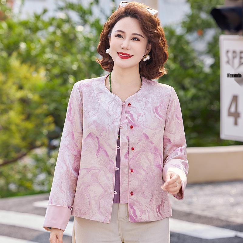 2026 Women s Chinese Style Spring & Autumn Jacket for Middle-aged & Elderly: National Print Design 5XL (145-160 jin) розовый
2026 Women s Chinese Style Spring & Autumn Jacket for Middle-aged & Elderly: National Print Design 5XL (145-160 jin) розовый