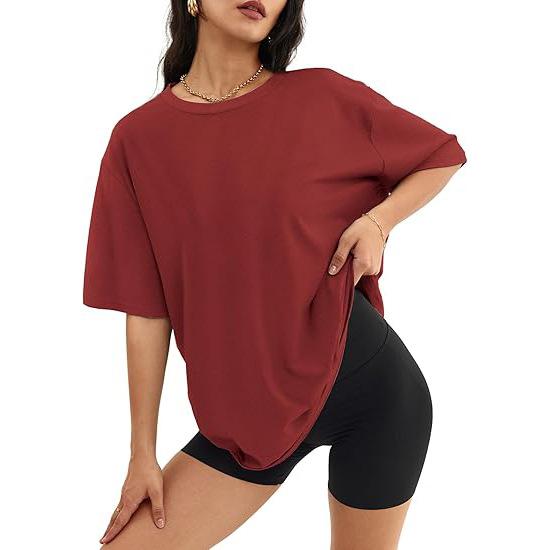 Spring and summer European and American large-size women s tops, crew neck women s T-shirts, hot-selling pullovers, women s loose short sleeves XL бордовий
Spring and summer European and American large-size women s tops, crew neck women s T-shirts, hot-selling pullovers, women s loose short sleeves XL бордовий