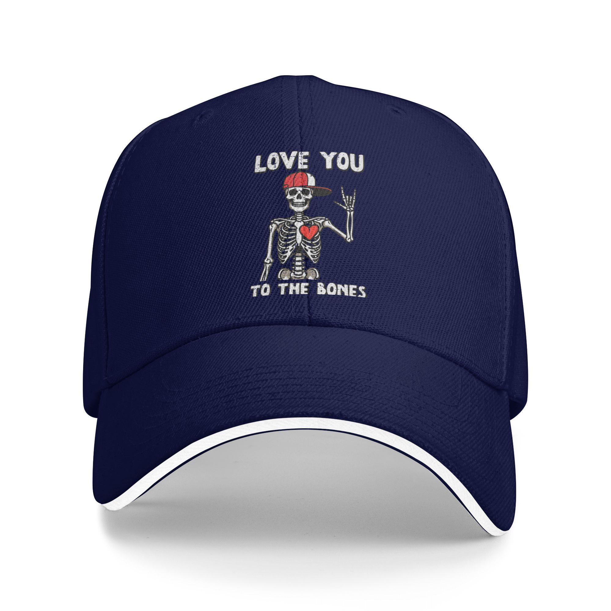 Valentines Day Skeleton Love You Rocker Sun Baseball Cap Summer Female Male Casual Outdoor Sport Snapback Cap One Size
Valentines Day Skeleton Love You Rocker Sun Baseball Cap Summer Female Male Casual Outdoor Sport Snapback Cap One Size