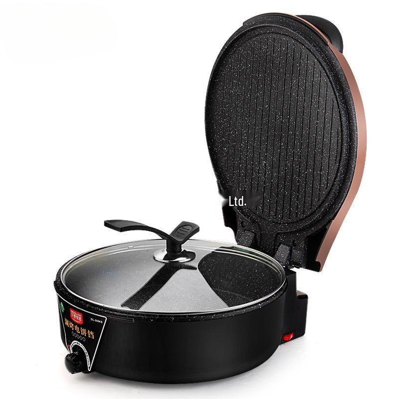 Dongling Xing Electric Griddle: Removable, Deepened, Double-Sided Heating Pan for Grilling, Pancakes, and Shabu-Shabu.
Dongling Xing Electric Griddle: Removable, Deepened, Double-Sided Heating Pan for Grilling, Pancakes, and Shabu-Shabu.