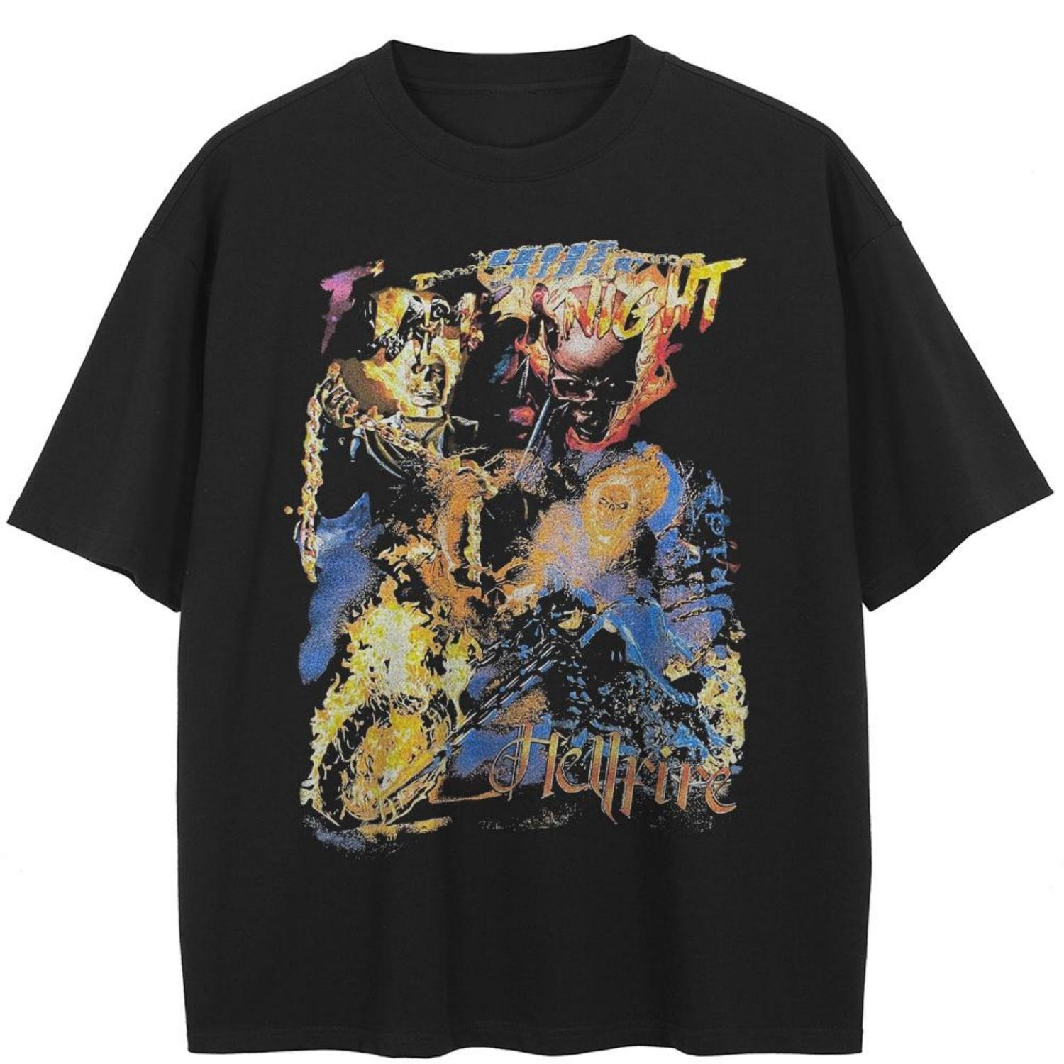 Футболка Streetwear Skeleton Warrior Graphic Футболка из хлопка унисекс с короткими рукавами Футболка Summer S чёрный
Футболка Streetwear Skeleton Warrior Graphic Футболка из хлопка унисекс с короткими рукавами Футболка Summer S чёрный
