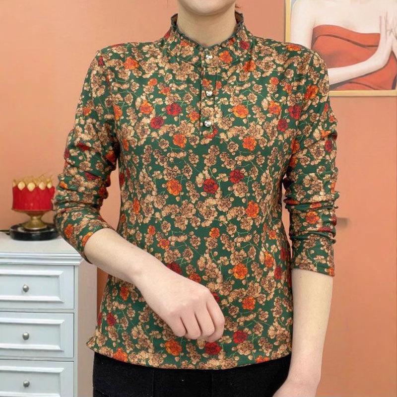 2025 Autumn/Winter Women s Stylish Long Sleeve Warm Base Layer Blouse for Middle-Aged and Elderly 3XL зелёный
2025 Autumn/Winter Women s Stylish Long Sleeve Warm Base Layer Blouse for Middle-Aged and Elderly 3XL зелёный