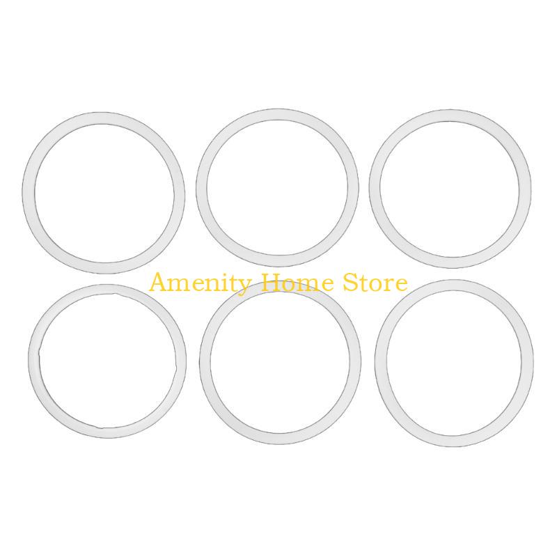 F26C Pack of 6 Cup Lid Sealing Rings Replacements Practical Silicone Waterproof Rings for Water Bottles Lid Glass Cup Gasket белый
F26C Pack of 6 Cup Lid Sealing Rings Replacements Practical Silicone Waterproof Rings for Water Bottles Lid Glass Cup Gasket белый