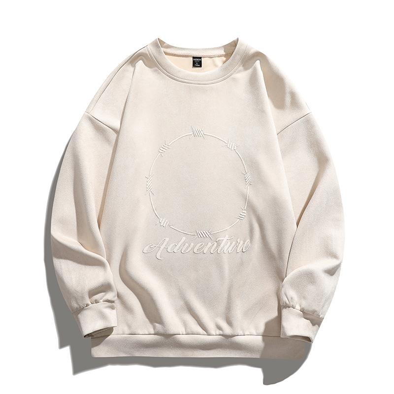 American Retro Sweatshirt Men s Autumn and Winter New Suede Foam Letter Trend Loose Top Round Neck Bottoming Shirt 3XL
American Retro Sweatshirt Men s Autumn and Winter New Suede Foam Letter Trend Loose Top Round Neck Bottoming Shirt 3XL