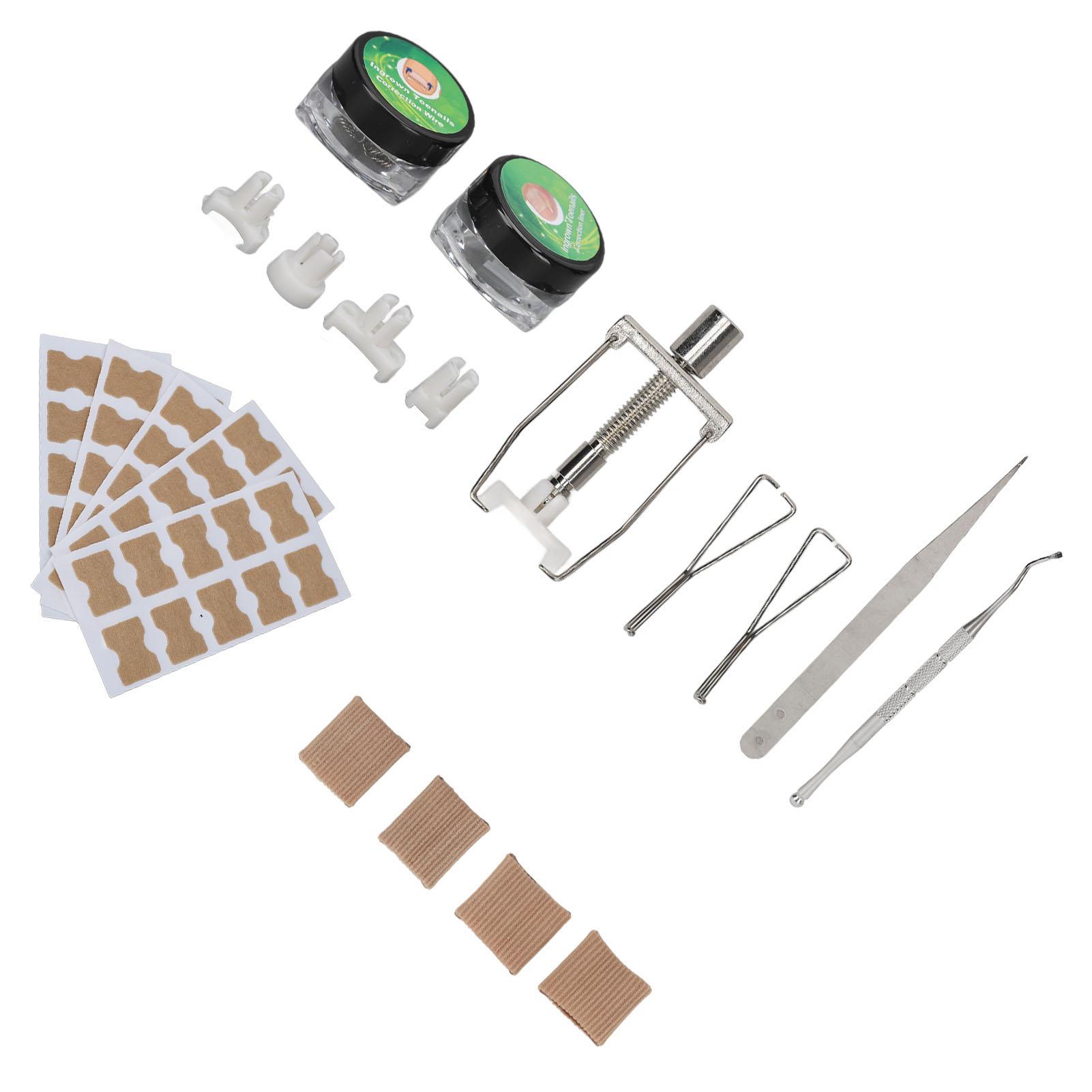 Ingrown Toenail Lifter Set Toenail Patch Sleeves Tweezers Stainless Steel Paronychia Corrector Kit
Ingrown Toenail Lifter Set Toenail Patch Sleeves Tweezers Stainless Steel Paronychia Corrector Kit