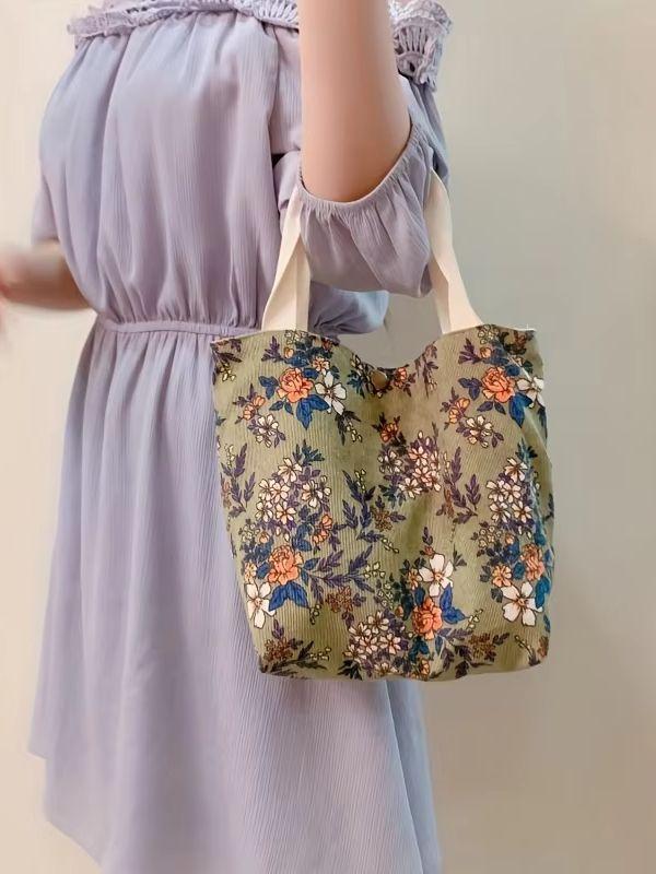 Women s Girls Work Bag Tote Corduroy Daily small green flowers Corduroy Blue Daisy Portable Corduroy Red Rose Portable
Women s Girls Work Bag Tote Corduroy Daily small green flowers Corduroy Blue Daisy Portable Corduroy Red Rose Portable