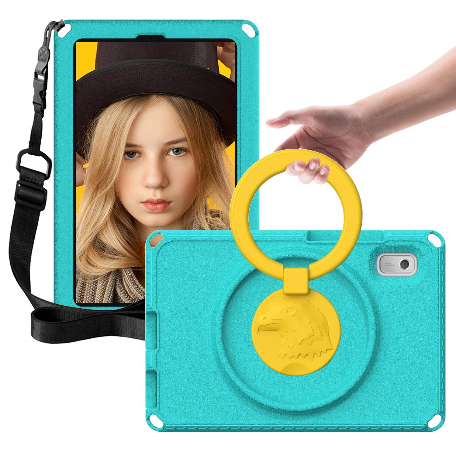 For Lenovo Tab M9 EVA+PC Tablet Protection Case Kickstand Hand Carrying Ring Cover with Shoulder Strap Light Green
For Lenovo Tab M9 EVA+PC Tablet Protection Case Kickstand Hand Carrying Ring Cover with Shoulder Strap Light Green