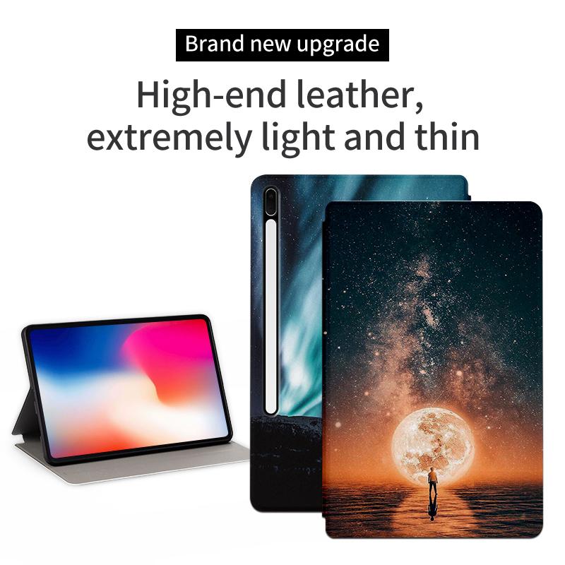 For Samsung Galaxy Tab S7 FE/Tab S7+/Tab S8+ Case Pattern Printing PU Leather Flip Cover with Stand Full Moon Night
For Samsung Galaxy Tab S7 FE/Tab S7+/Tab S8+ Case Pattern Printing PU Leather Flip Cover with Stand Full Moon Night