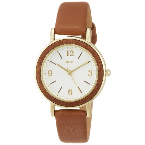 Fieldwork Analog Mock Watch with Wood Bezel and Leather Strap, Women s, Brown, YM033-3
Fieldwork Analog Mock Watch with Wood Bezel and Leather Strap, Women s, Brown, YM033-3