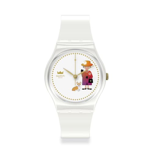 Swatch How Majestic, white, standard watch, white, standard watch.
Swatch How Majestic, white, standard watch, white, standard watch.