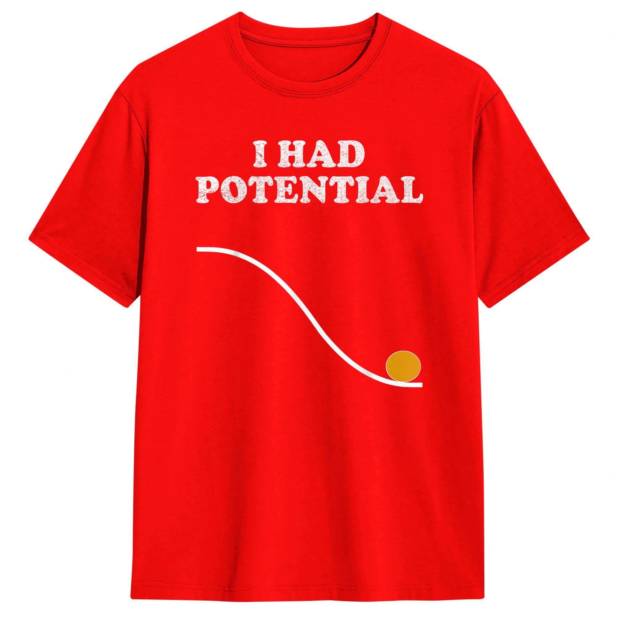 Funny I Had Potential T Shirt Beach Trending TShirts Cotton ONeck Plus Size Top Tees ShortSleeve Vintage Tops S
Funny I Had Potential T Shirt Beach Trending TShirts Cotton ONeck Plus Size Top Tees ShortSleeve Vintage Tops S