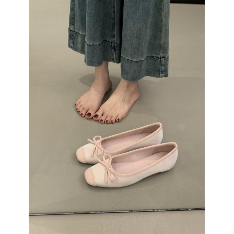 Inner height increase shallow bow ballet shoes women s 2025 summer new French retro soft-soled flat-soled single shoes 39
Inner height increase shallow bow ballet shoes women s 2025 summer new French retro soft-soled flat-soled single shoes 39