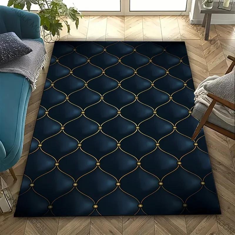 Dark Blue Diamond Pattern Luxury Area Rug Shiny Modern Carpet for Living Room Office Bedroom Non-Slip Floor Mat Home Decor 80x120cm
Dark Blue Diamond Pattern Luxury Area Rug Shiny Modern Carpet for Living Room Office Bedroom Non-Slip Floor Mat Home Decor 80x120cm