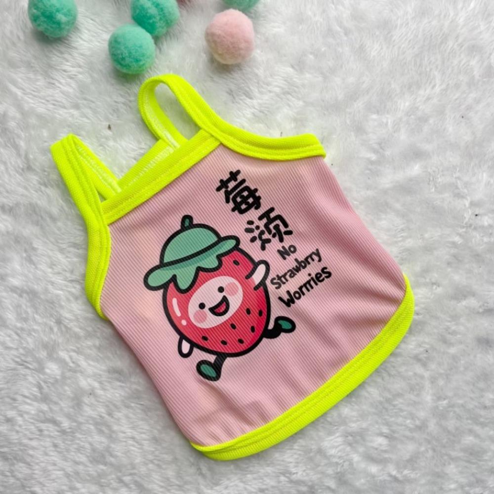 Spring and Summer Pet Dog and Cat Clothes Camisole Vest Puppy Cat Dress Strawberry Print Cute and Comfortable Couple Puppy Clothes 2XL
Spring and Summer Pet Dog and Cat Clothes Camisole Vest Puppy Cat Dress Strawberry Print Cute and Comfortable Couple Puppy Clothes 2XL