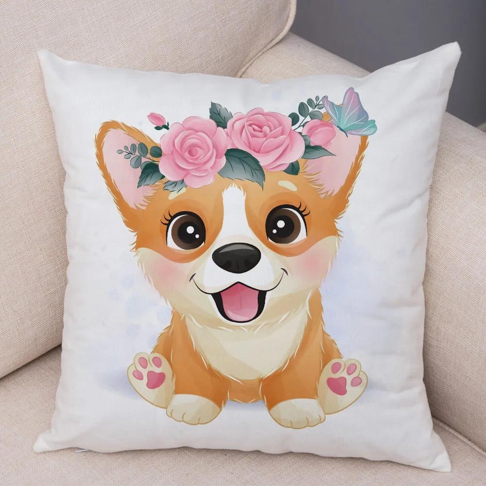 Наволочка с изображением питомца из мультфильма «Корги» для офиса, гостиной, автомобиля, украшений, дома, наволочка 60x60cm
Наволочка с изображением питомца из мультфильма «Корги» для офиса, гостиной, автомобиля, украшений, дома, наволочка 60x60cm