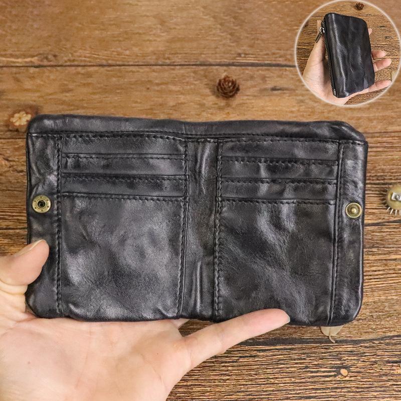 Hand Painted Vegetable Tanned Leather Cowhide Wallet for Young Students, Vintage Wallet, Silver Wallet, Vertical Multifunctional Wallet чёрный
Hand Painted Vegetable Tanned Leather Cowhide Wallet for Young Students, Vintage Wallet, Silver Wallet, Vertical Multifunctional Wallet чёрный