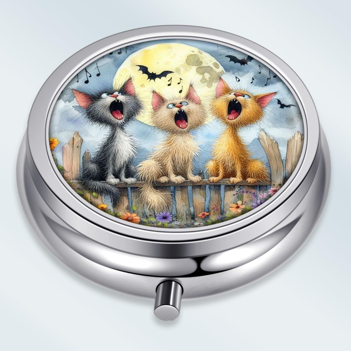 Portable Pill Box with 3 Compartments, Mini Metal Medicine Organizer Case, Cute Printed Pill Container for Vitamins, Pills, Jewelry, Travel, Daily Use різнокольоровий
Portable Pill Box with 3 Compartments, Mini Metal Medicine Organizer Case, Cute Printed Pill Container for Vitamins, Pills, Jewelry, Travel, Daily Use різнокольоровий