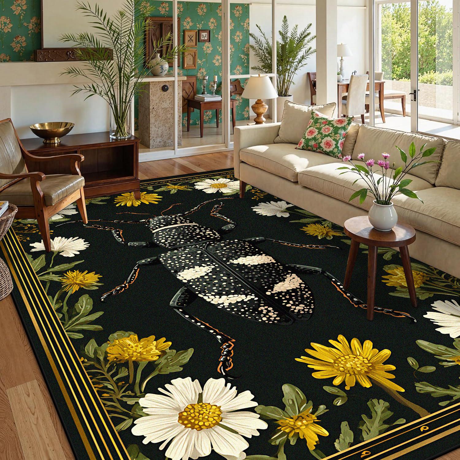 Plant Pattern Decoration Carpets Living Room Easy Clean Fluffy Retro Garden Rugs Large Area Non-slip Outdoors Courtyard Foot Mat 60x90cm
Plant Pattern Decoration Carpets Living Room Easy Clean Fluffy Retro Garden Rugs Large Area Non-slip Outdoors Courtyard Foot Mat 60x90cm