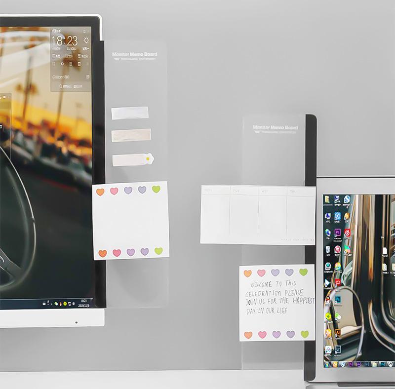 Computer Peripheral Frame Message Board Acrylic Office Note-taking Wonder Monitor Side Memo Note Board
Computer Peripheral Frame Message Board Acrylic Office Note-taking Wonder Monitor Side Memo Note Board