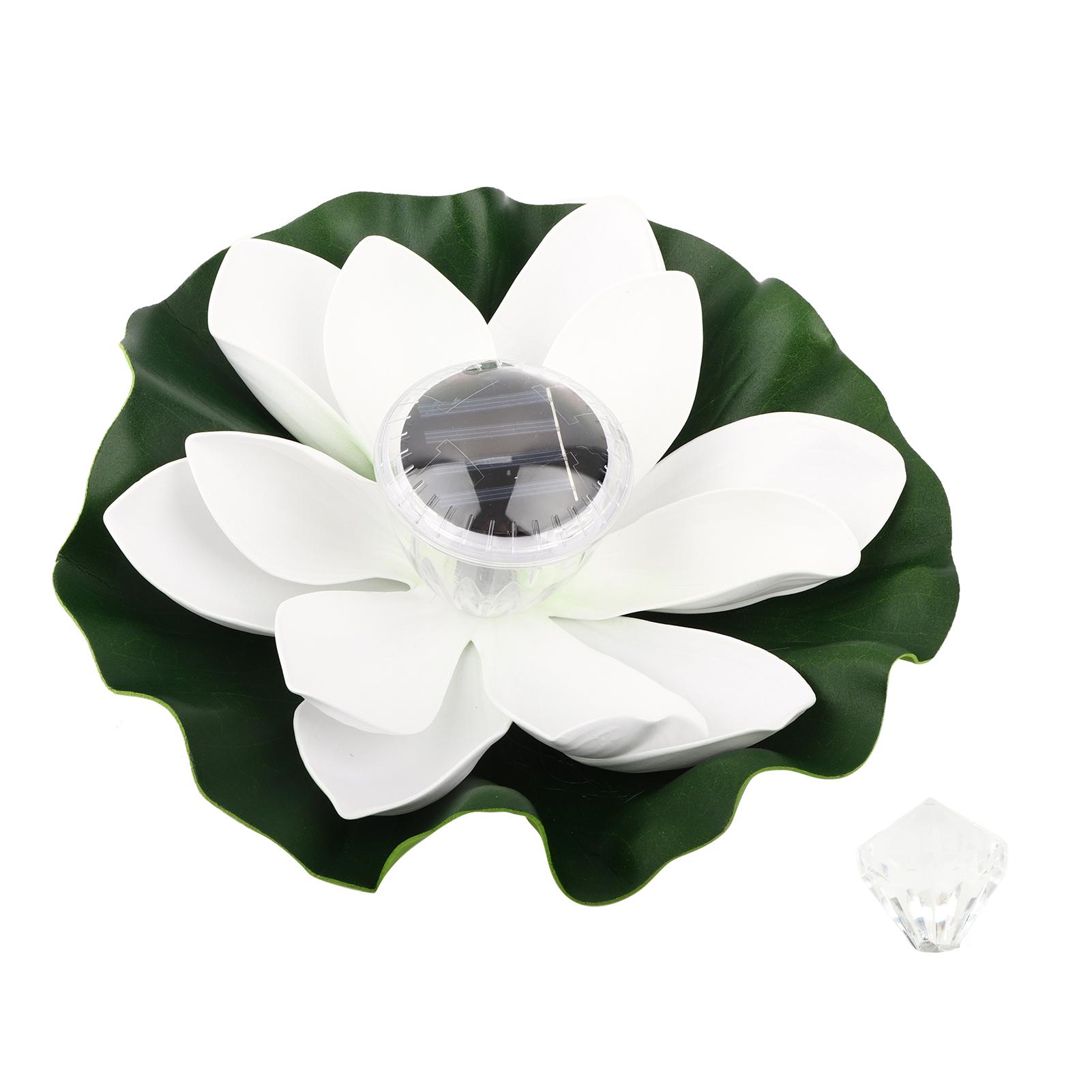 Waterproof Solar Power LED Color Changing Lotus Flower Floating Lamp Garden Colorful White
Waterproof Solar Power LED Color Changing Lotus Flower Floating Lamp Garden Colorful White