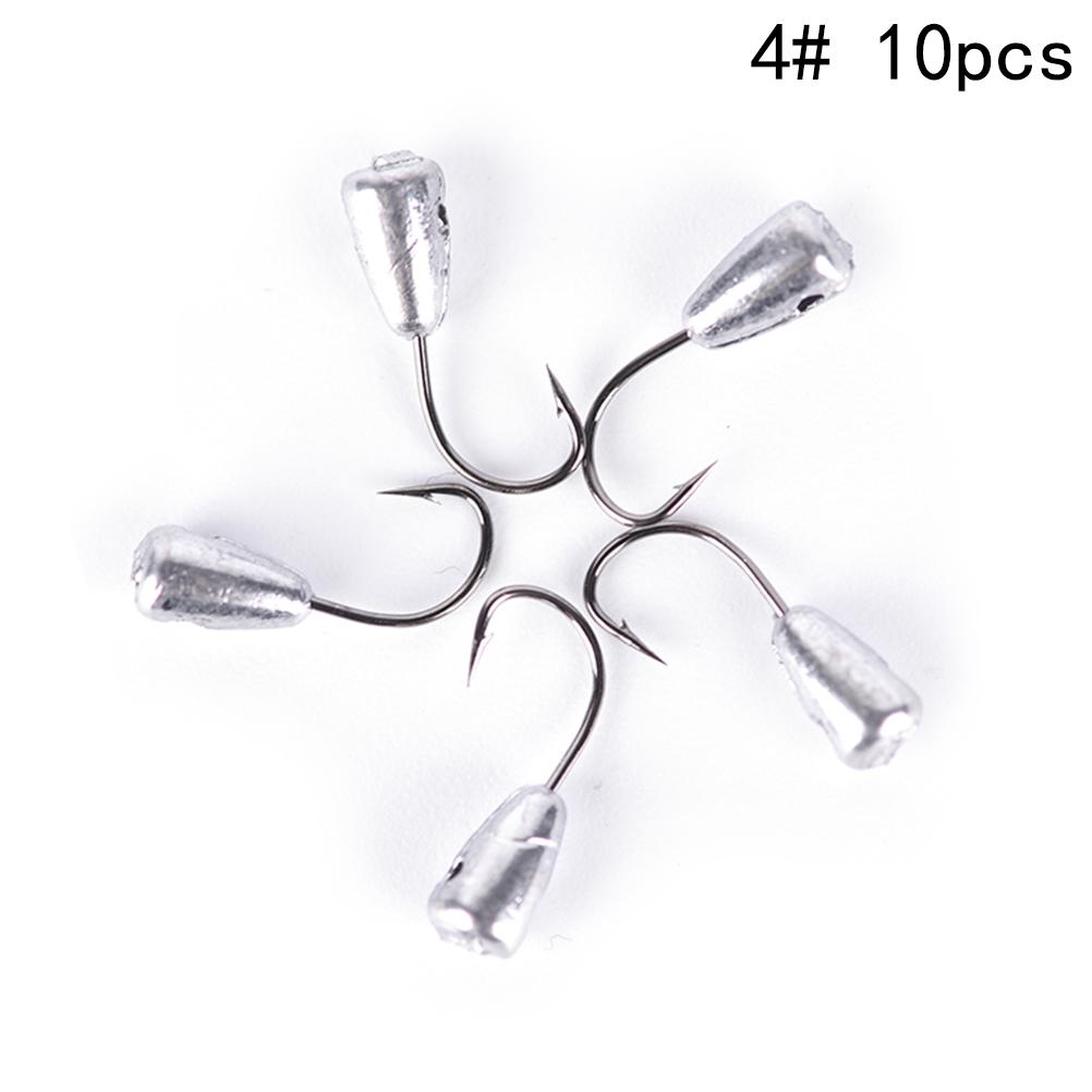 Hot 10/50x Overturned Hook Titanium Tungsten Barbed Fishhook Tin Jig Head Stand Hook
Hot 10/50x Overturned Hook Titanium Tungsten Barbed Fishhook Tin Jig Head Stand Hook