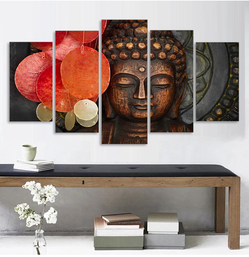 ArtSailing HD Print 5 Piece Canvas Art Золотий абстрактний живопис Будди Настінні картини для вітальні Плакати Домашня прикраса 40x60cm*2 40x80cm*2 40x100cm*1
ArtSailing HD Print 5 Piece Canvas Art Золотий абстрактний живопис Будди Настінні картини для вітальні Плакати Домашня прикраса 40x60cm*2 40x80cm*2 40x100cm*1
