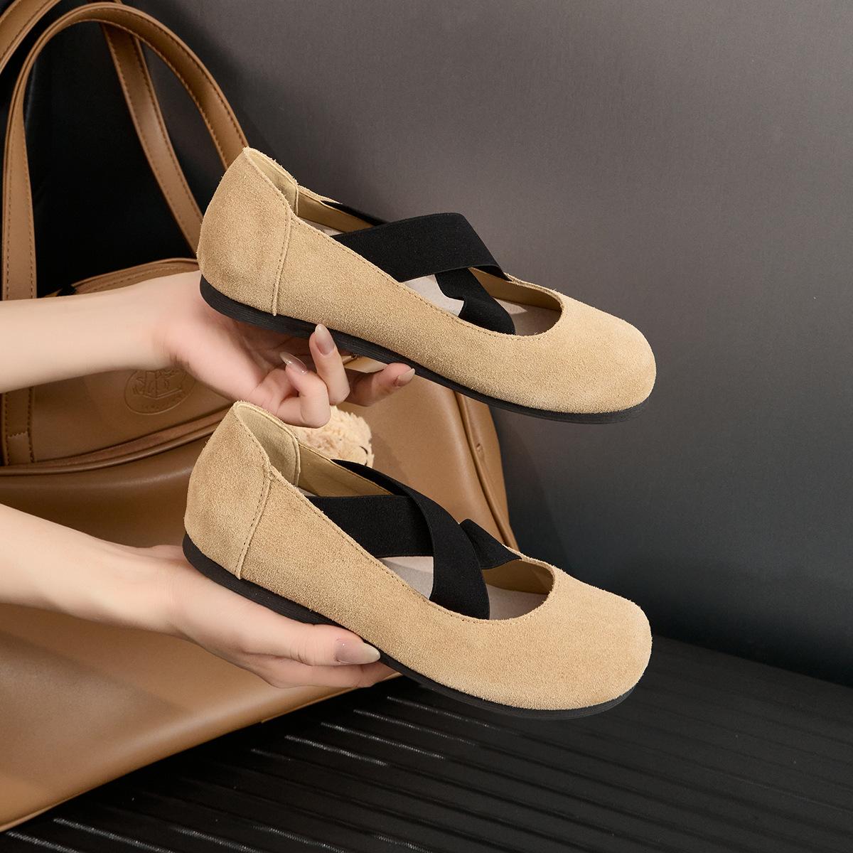 Ballet style leather single shoes women s inner height increase 2025 autumn high-end shallow mouth women s shoes retro round head Mary Jane shoes 33 верблюд
Ballet style leather single shoes women s inner height increase 2025 autumn high-end shallow mouth women s shoes retro round head Mary Jane shoes 33 верблюд