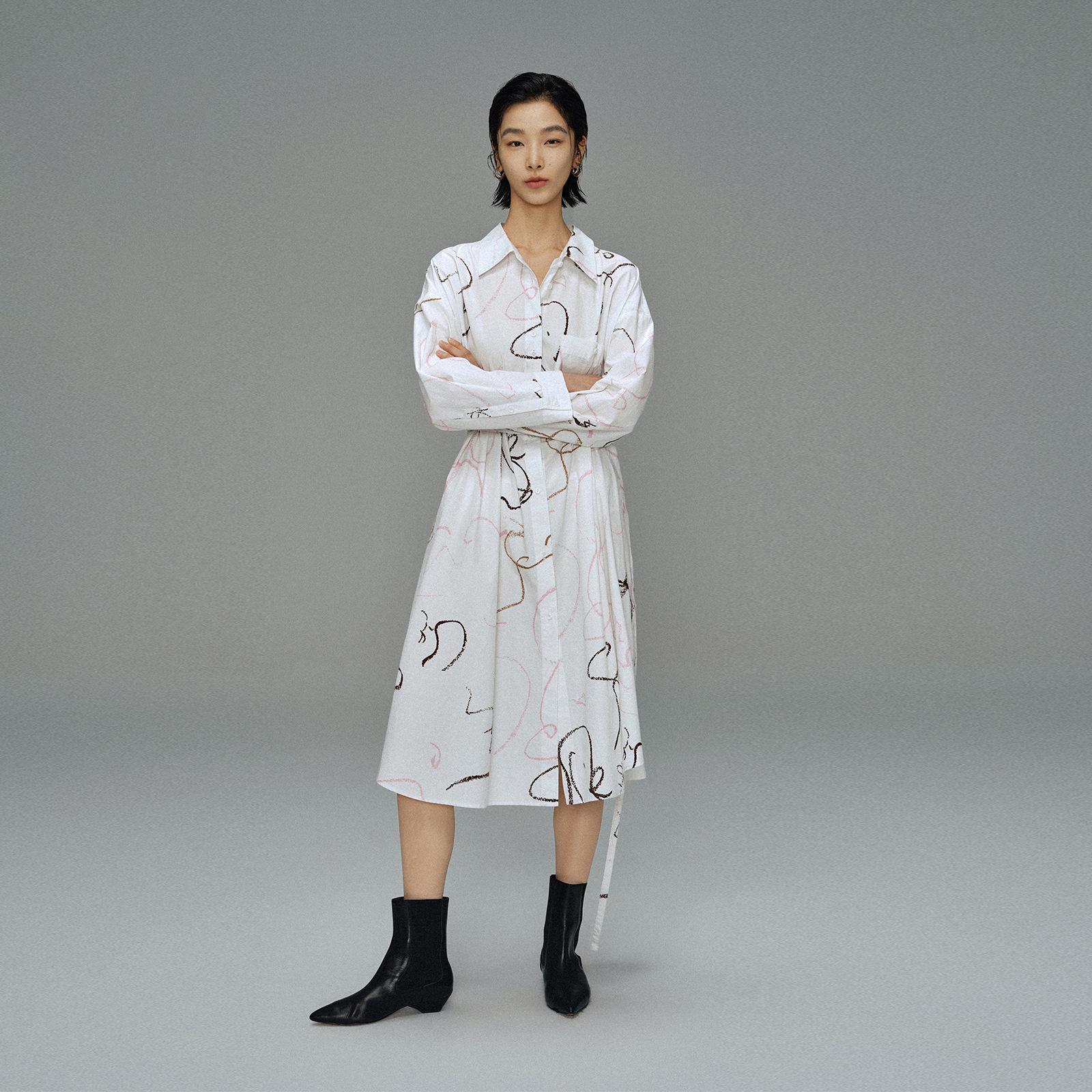 2026 Spring Artistic Graffiti A-line Shirt Dress: Slimming, Versatile, and Comfortable Fashion Medium
2026 Spring Artistic Graffiti A-line Shirt Dress: Slimming, Versatile, and Comfortable Fashion Medium