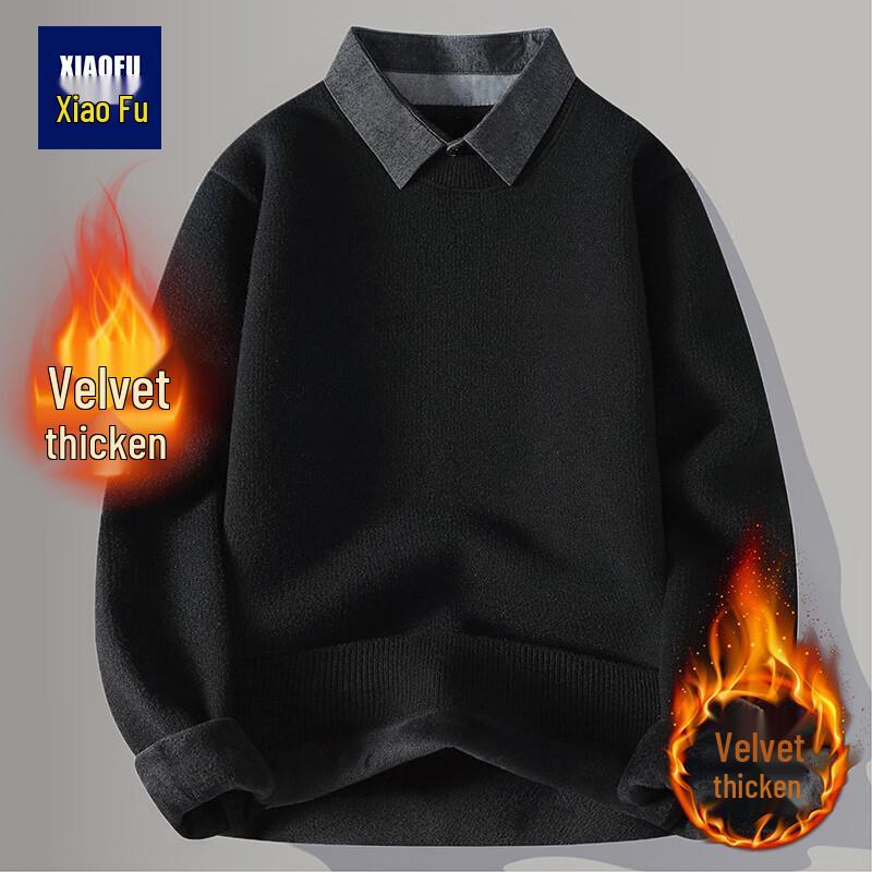 Men s Faux Two-Piece Shirt Collar Fleece Hoodie 4XL
Men s Faux Two-Piece Shirt Collar Fleece Hoodie 4XL